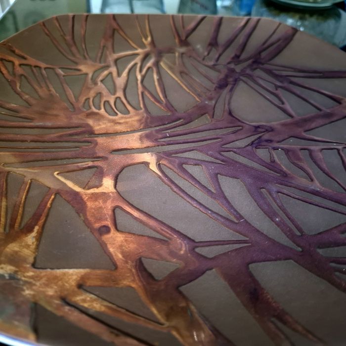 Talerz ,patera z PRL-U ( telewizor)  Tułowice