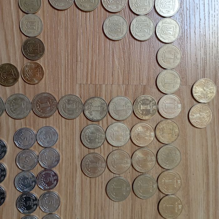 1 гривна монета юбилейная 2010 2015/ 1 2 5 25 копейка