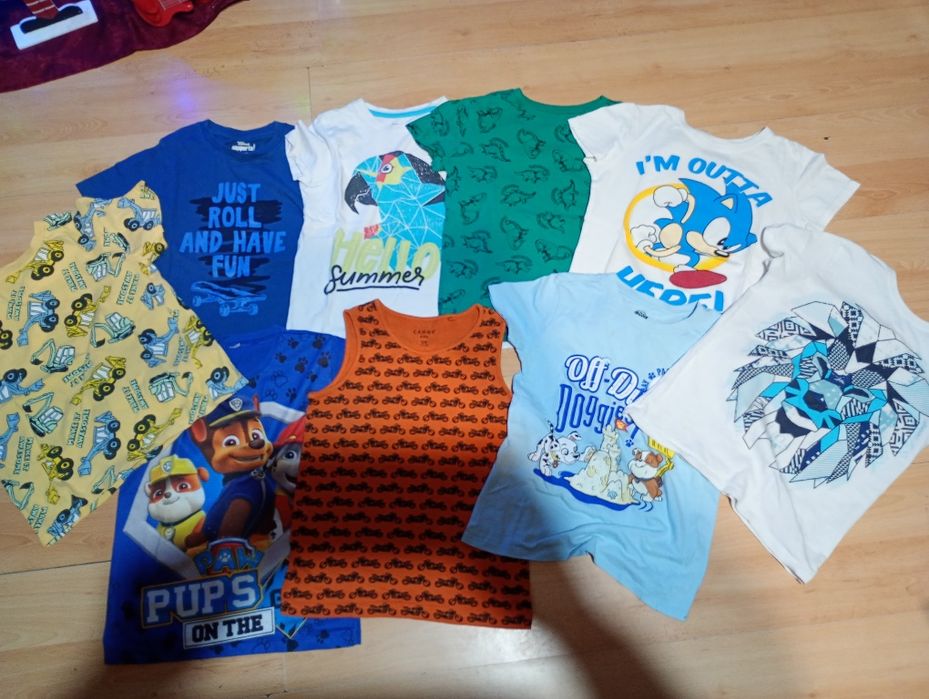 Ubrania chłopięce 128