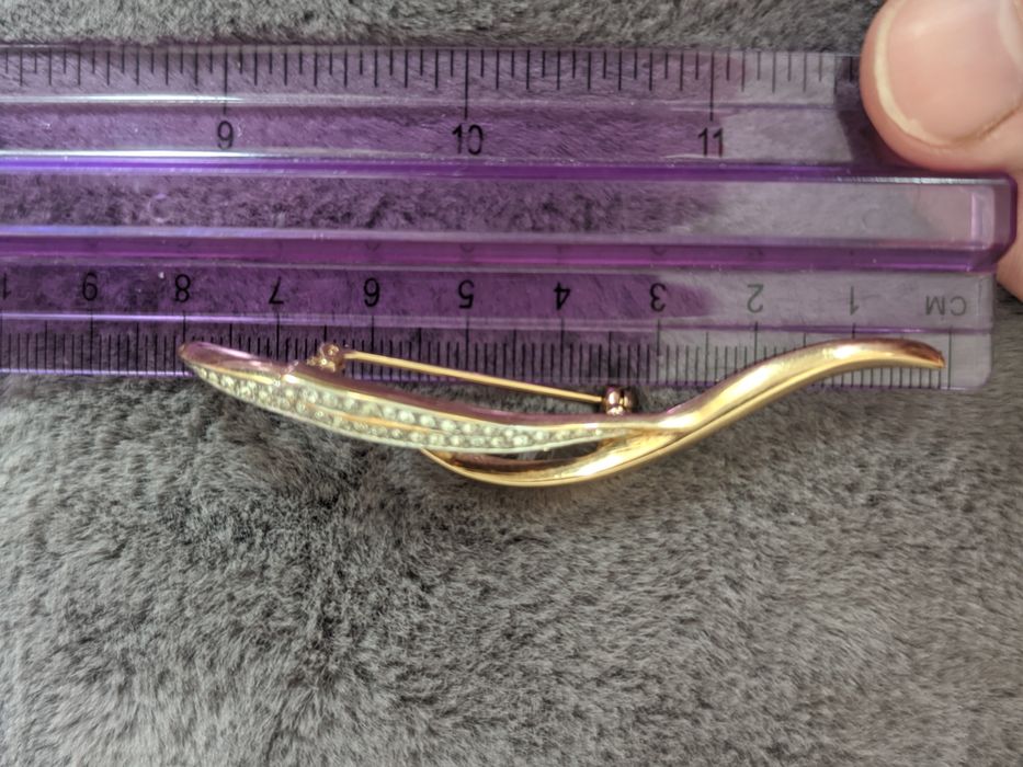 Винтажная шикарная брошь Attwood and Sawyer 'A&S'