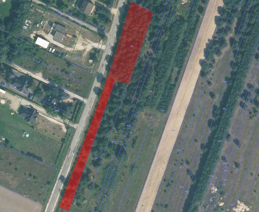 Działki Dąbrówka Warszawska koło Radomia