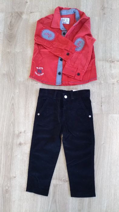 komplet koszula spodnie r.86