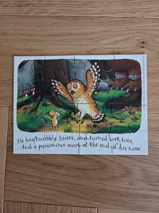 Puzzle Gruffalo dla dziecka od 3 lat