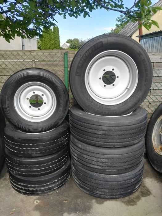 Koła 6 otworów d47 17,5. 19,5. 22,5 przyczepa D47