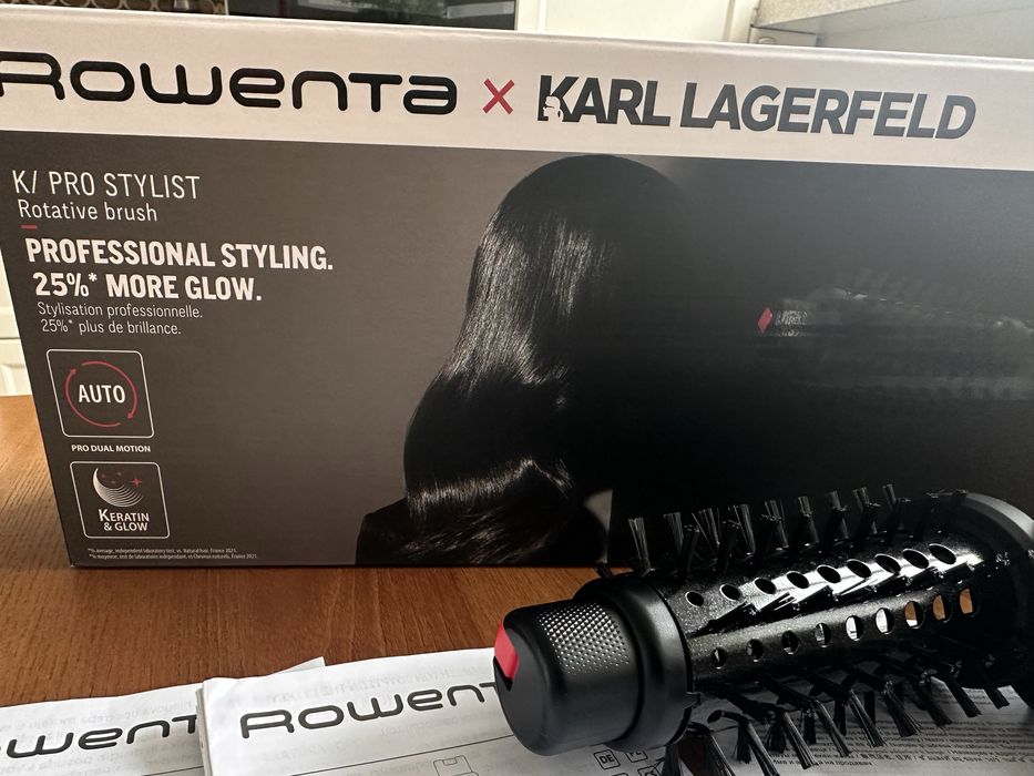 Фен-щітка Rowenta x KARL LAGERFELD Express Style CF635LF0