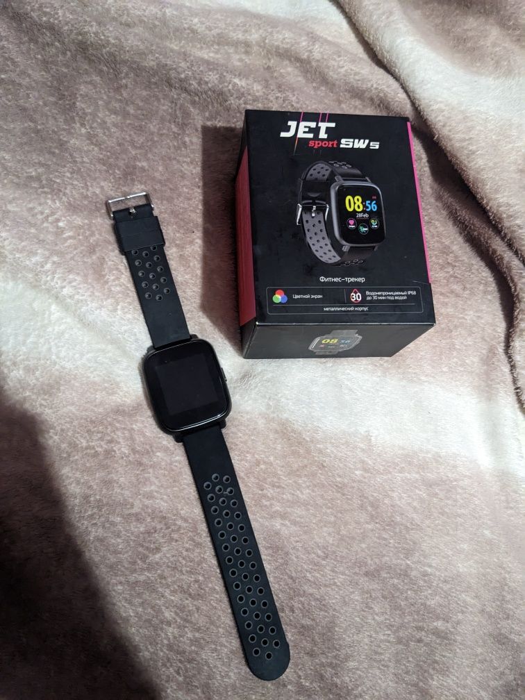 Спортивные часы jet sport sw5, фитнес трекер: 450 грн. - Фитнес-трекеры ...