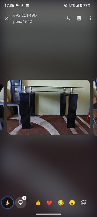 Stół szklany ladny