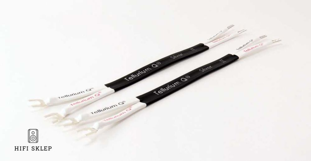 Zworki Głośnikowe Tellurium Q Silver II  0,3m/zaproponuj cenę !