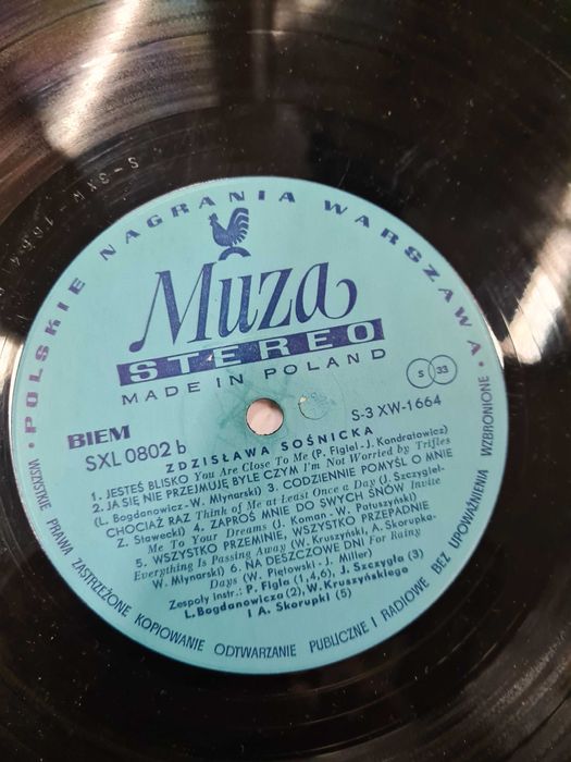 VG/G Zdzisława Sośnicka - Zdzisława Sośnicka 1971 Winyl [366]