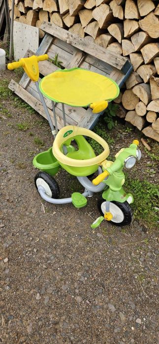 Rowerek z baldachimem dla dziecka