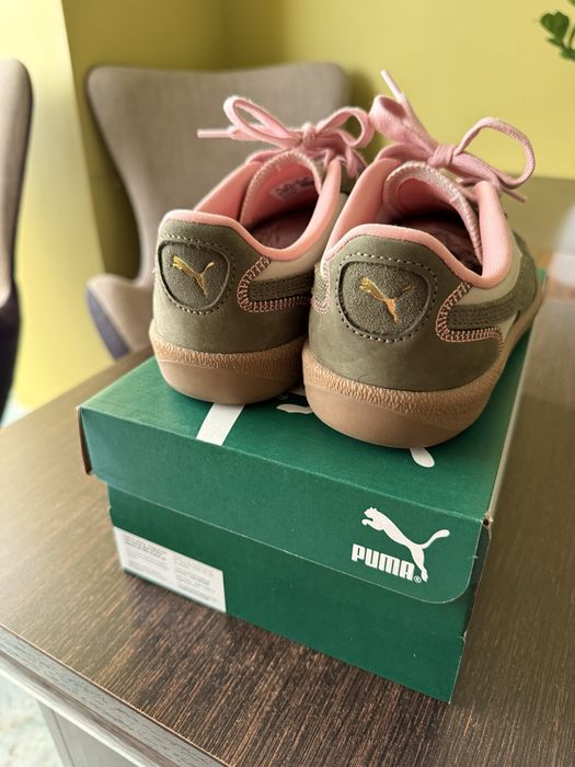 Puma Palermo Lux кеди хакі, рожевий(37.5, 23,5 см)