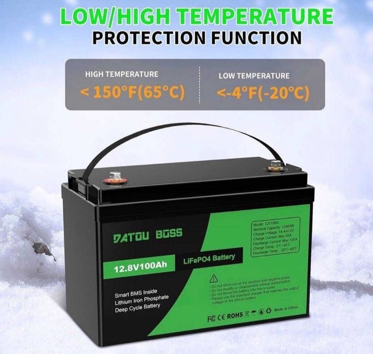 LiFePO4  Datouboss акумулятор  12.8V 100ah літій - залізо-фосфат