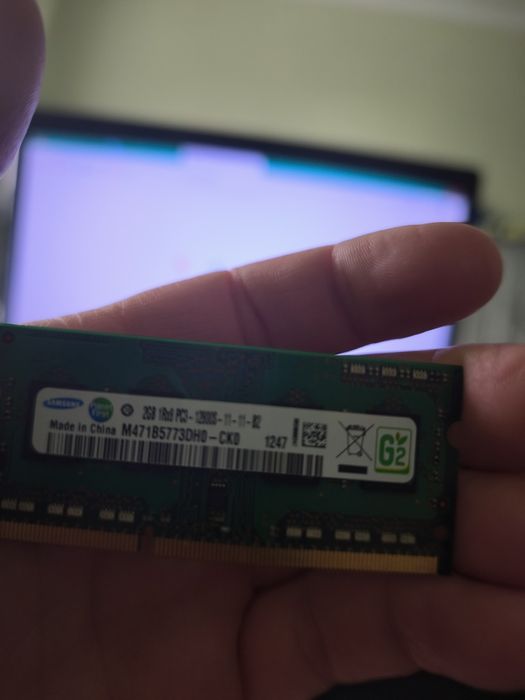 Память озу оперативная память ноутбук Samsung DDR3 (2гб 3 плашки)