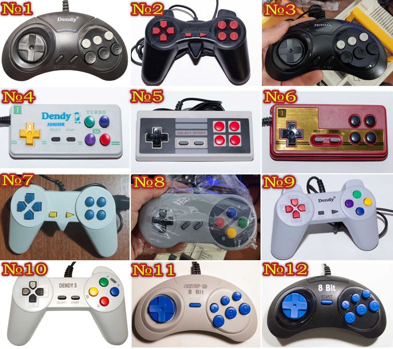 НАЛОЖКА! Джойстикі Денді 8 біт. НОВІ! БЕЗ предоплат!