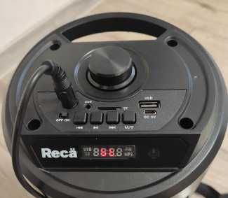 Reca ZQS4239 Bluetooth колонка Караоке с микрофоном пульт/ радио/ FM