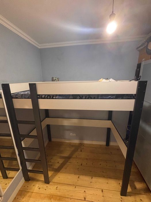 Cama Alta IKEA MÖRRUM - perfeita para aproveitamento de espaço