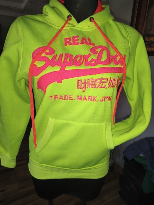 Bluza superdry neonowa