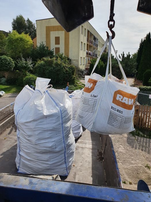 Duże Worki Big Bag,  na, gruz,wywóz,  odpadów, budowlanych, budowa,  r