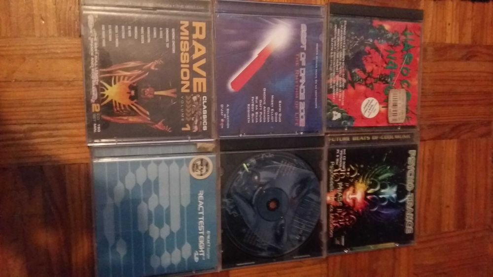 CD"s antigos de trance,house,techno e alguns rock originais