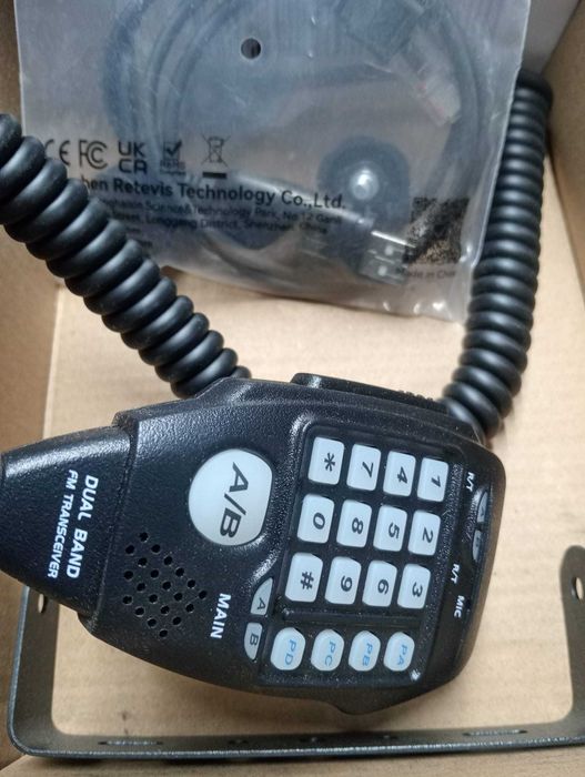 Rádio Móvel Retevis RT95 Bi-Banda 25W VHF/UHF - NOVO