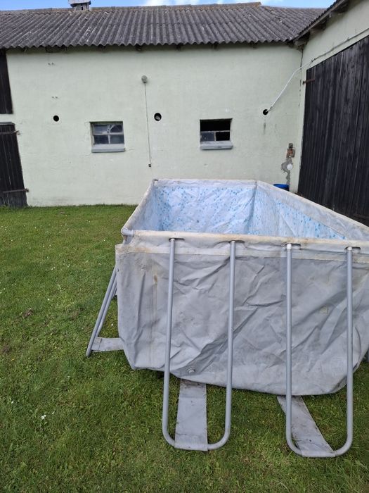 Sprzedam basen 170x380 wysoki 120 z drabiną