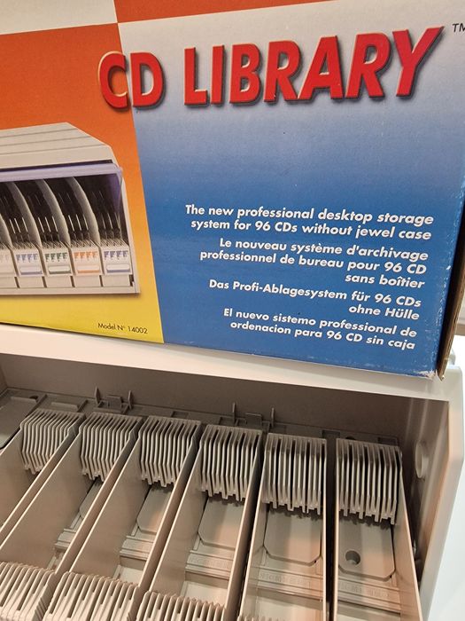 Caixa CDs & DVDs armazenamento