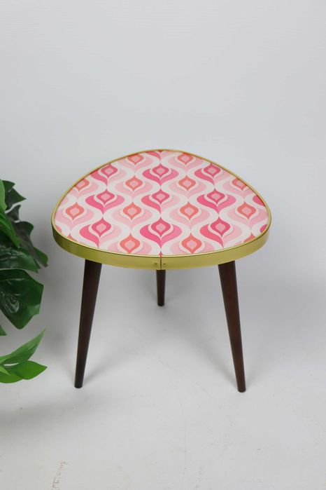 NOWY kwietnik patyczak rockabilly szklany blat