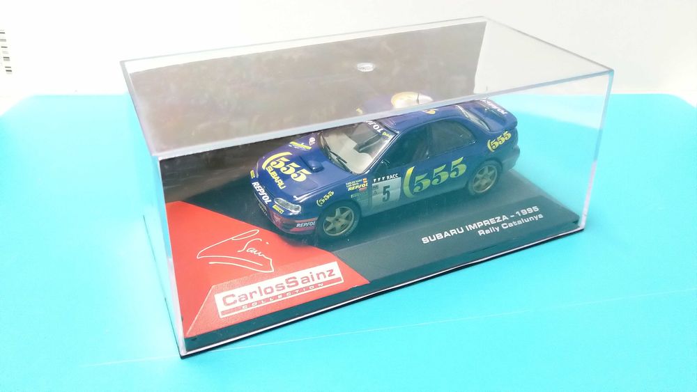 Subaru Impreza 555 #5 C. Sainz - Rali Catalunha 1995: Miniat esc 1/43