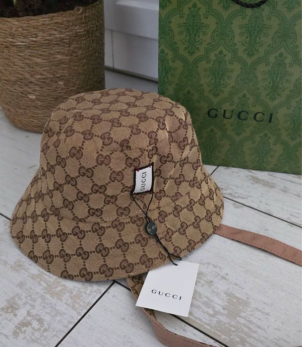 Dwustronny kapelusza czapka Gucci