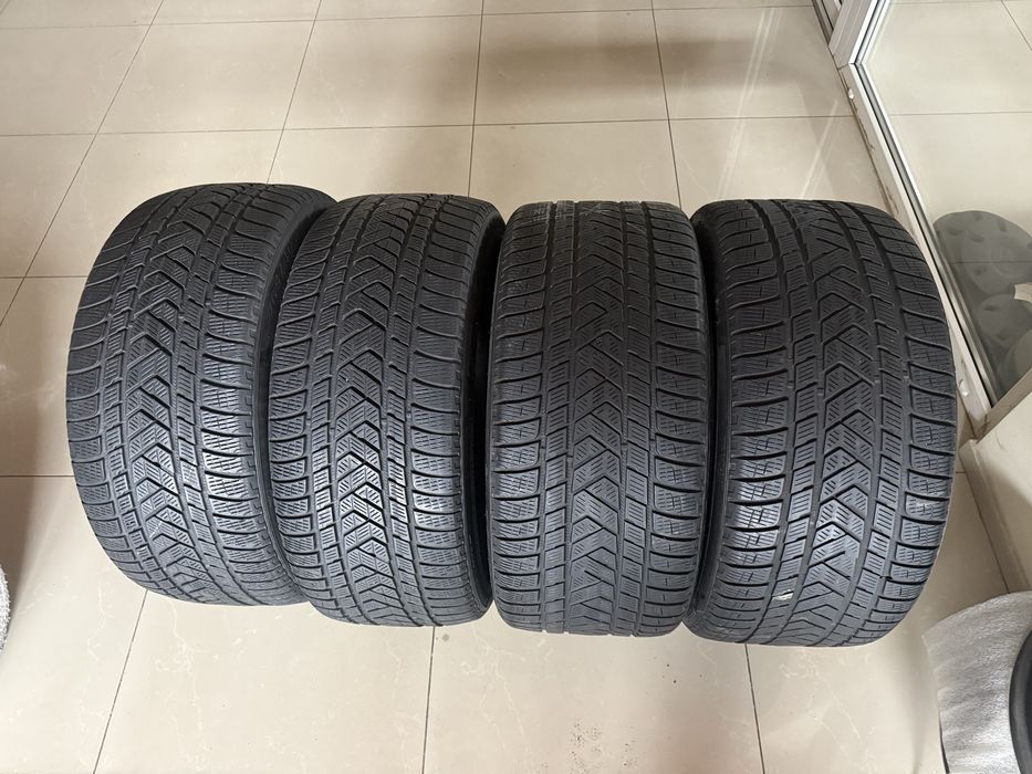 Шини зимові різноширокі 295/35/21 265/40/21 Pirelli зимние шины