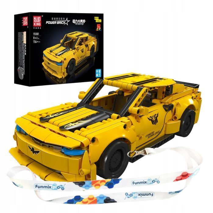 Klocki auto technic Challenger Muscle Car 736 el. Mould King 15081