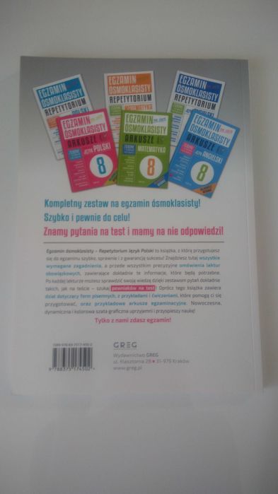 Repetytorium Egzamin Ósmoklasisty j. polski 8