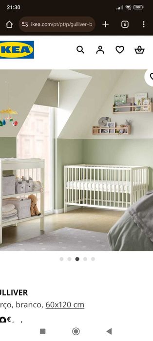 Berço Gulliver IKEA + colchão Zippy