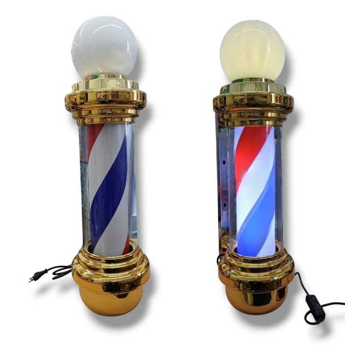 Luz de Barbearia e Cabeleireiro Dourada - NOVA E PROFISSIONAL