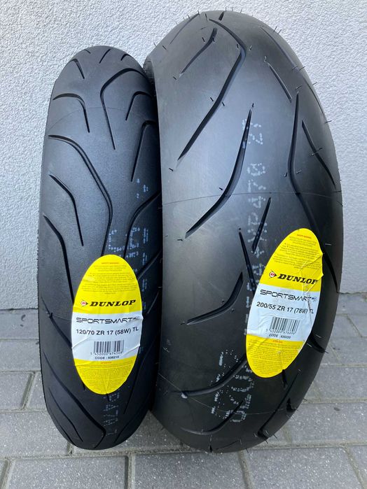 200/55ZR17 120/70ZR17 Dunlop SportSmart MK3 RSV4 1000RR 1199 Panig CBR