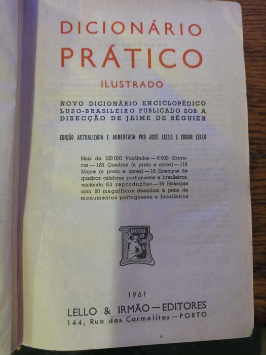 Dicionário Prático Ilustrado – Jaime de Séguier 1961