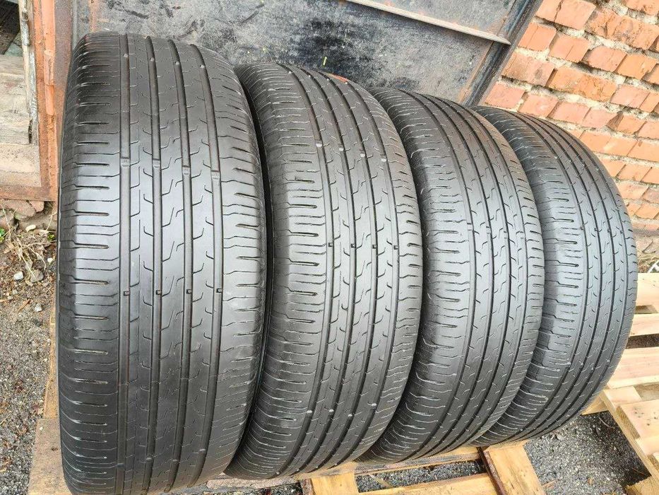 Continental Eco Contact 6 225/60r18 104V Extra Load made in Germany 4шт, 21-23год, 5мм, ЛЕТО. Привезены из Германии