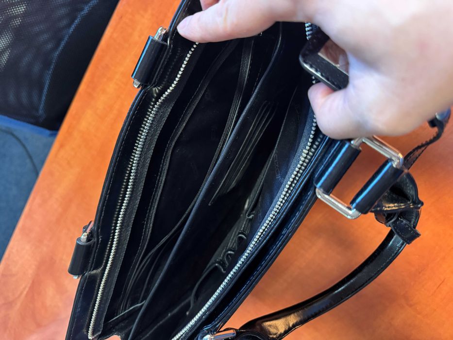 Torebka damska KAZAR, skórzana, aktówka