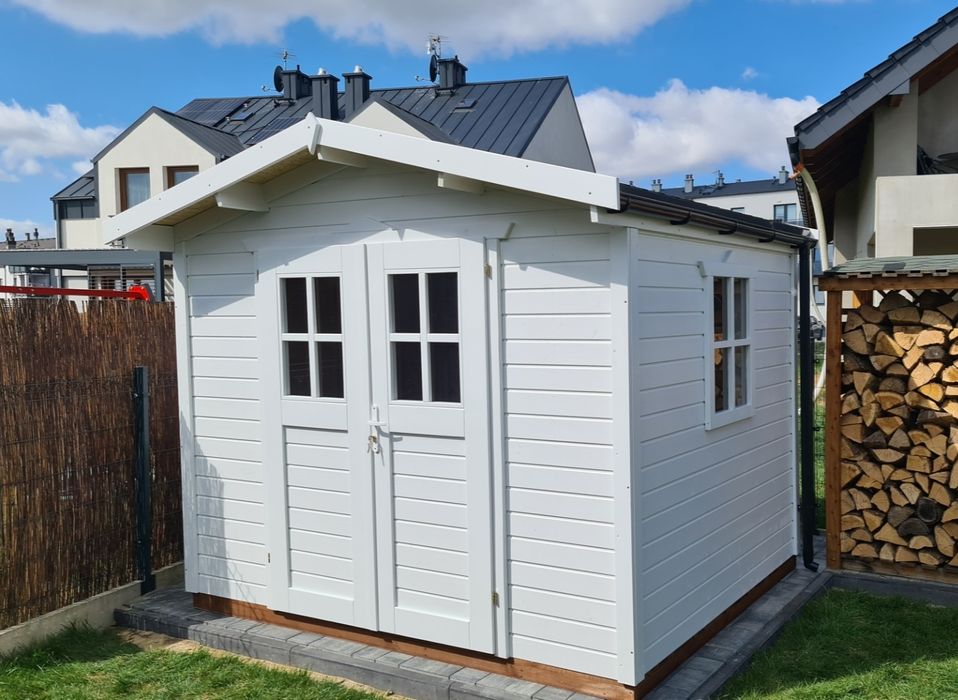 Domek narzędziowy ogrodowy drewniany