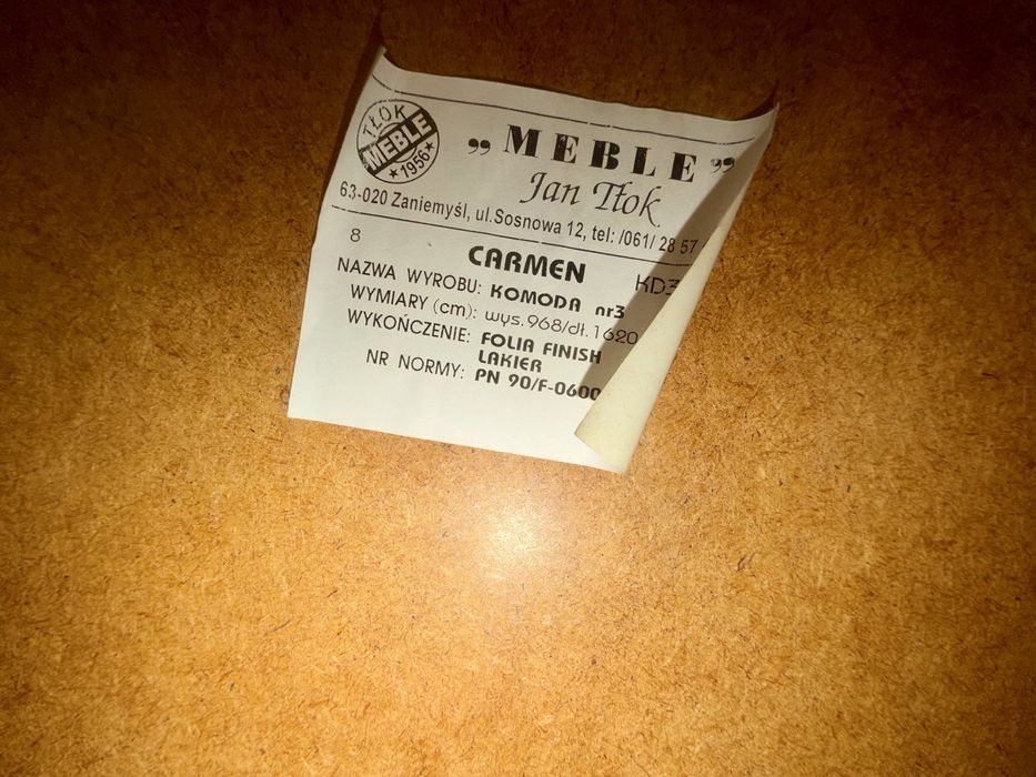 Meble Carmen komoda +witryna