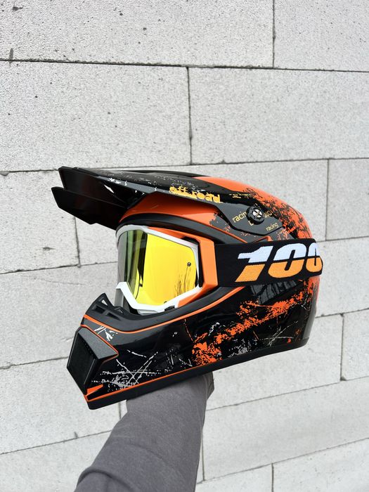 Мотошлем, эндуро шлем, кроссовый шлем, вело шлем, шлем для мотоцикла