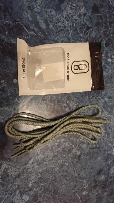 Шнурки для обуви серые 140см