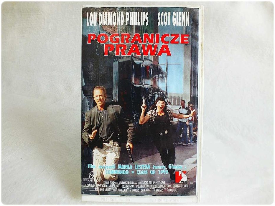 Kaseta VHS '' Pogranicze Prawa '' Film na Video ORYGINAŁ