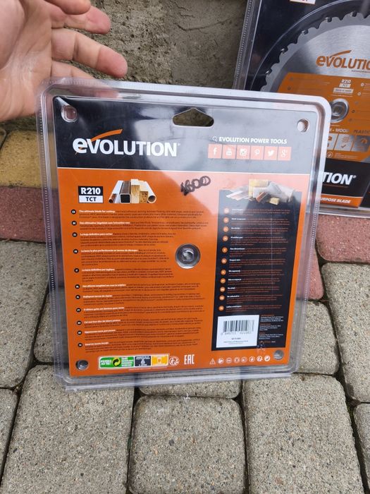 Пильне полотно, диск,  Evolution R210TCT Англія