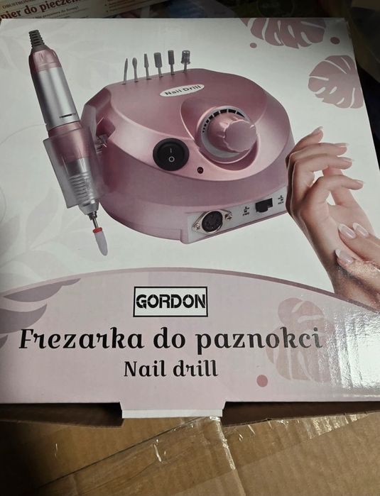Frezarka do manicure  frezarka mocnA profesjonalna  + frezy ceramiczne