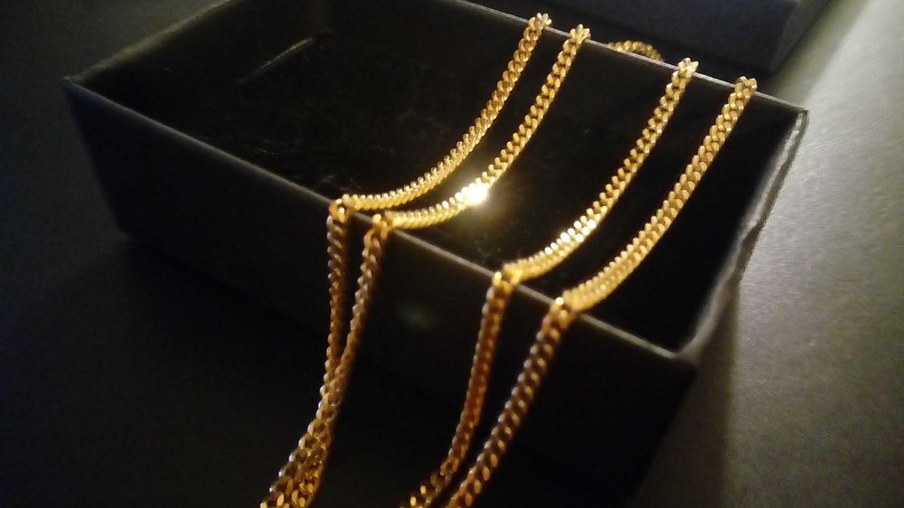 Piękny ZŁOTY Łańcuszek Próby 333 / 60cm / ŻÓŁTE ZŁOTO - OKAZJA !!!