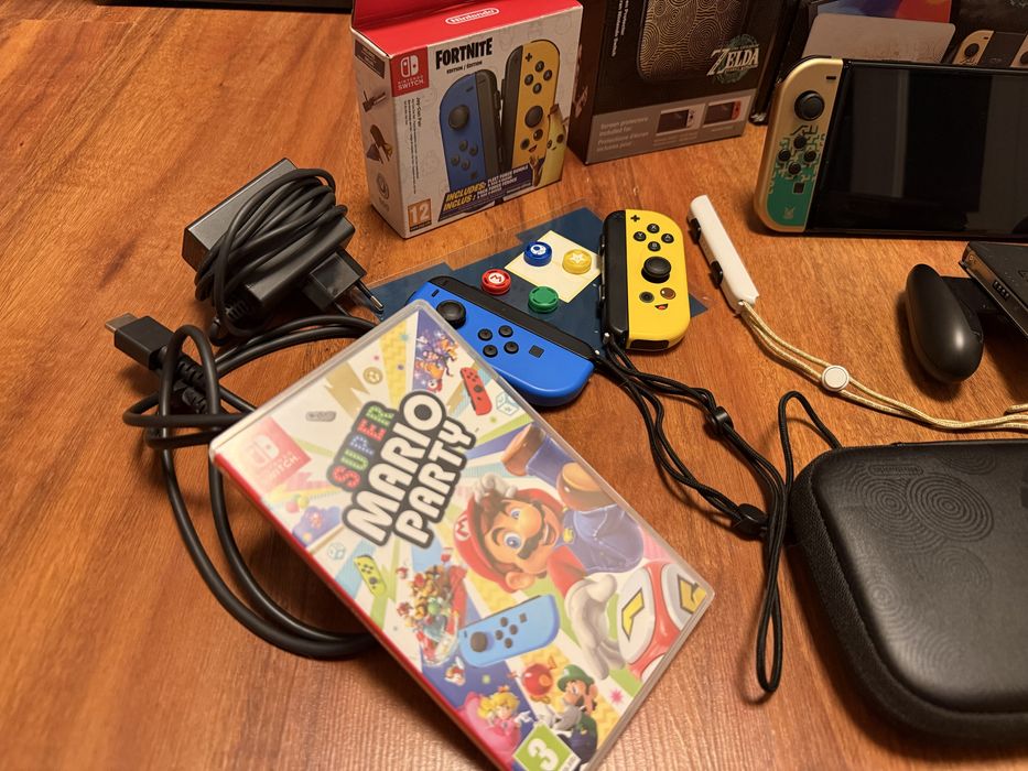 Nintendo SWITCH OLED The Legend of Zelda TOK Edition MEGA zestaw IGŁA