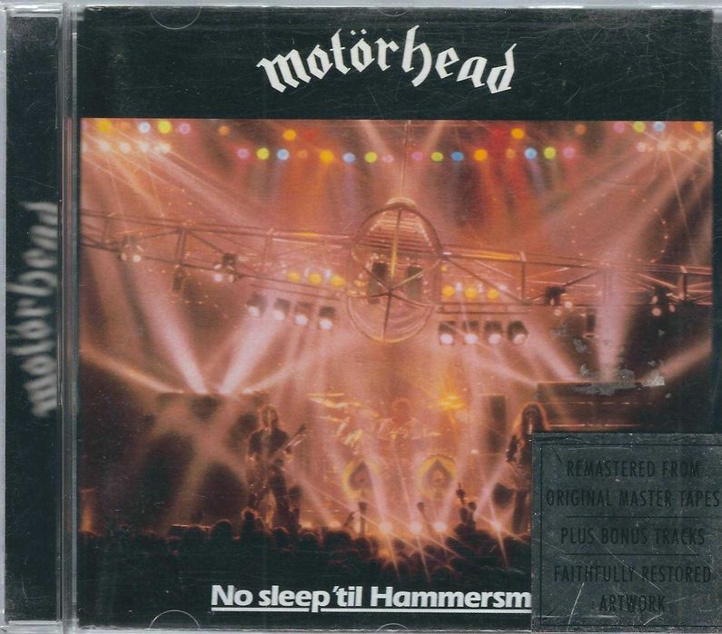 CD Motörhead - No Sleep 'til Hammersmith (1996) (Essential! Records)