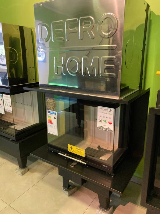 Wkład kominkowy trzyszybowy z gilotyną DEFRO INTRA XSM CG + blenda