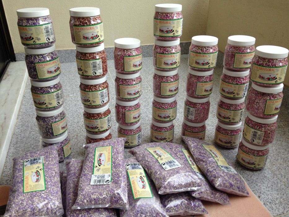 Areia perfumada para cinzeiros